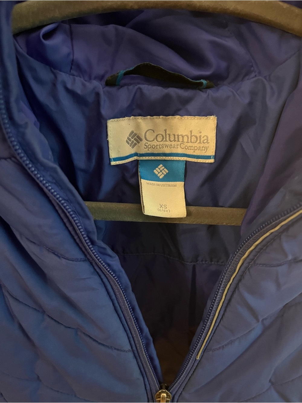 Columbia Kids Navy Blue Quilted Puffer Jacket